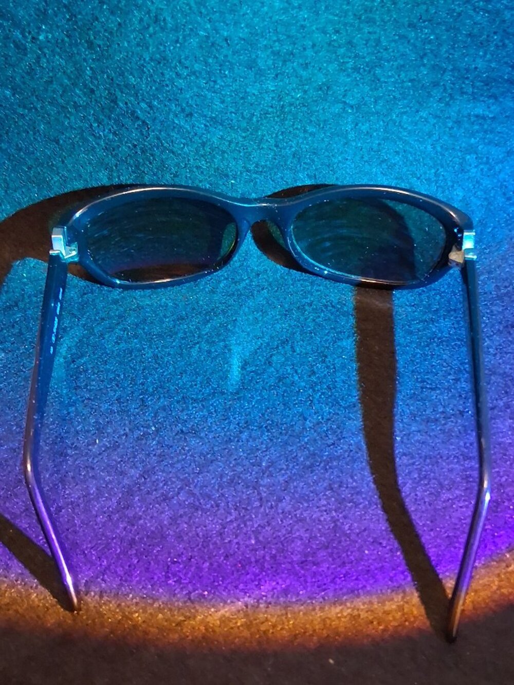 VALENTINO Vintage 90s V Logo Wrap Sunglasses 5142/S Black Red Made In Italy - Picture 9 of 14